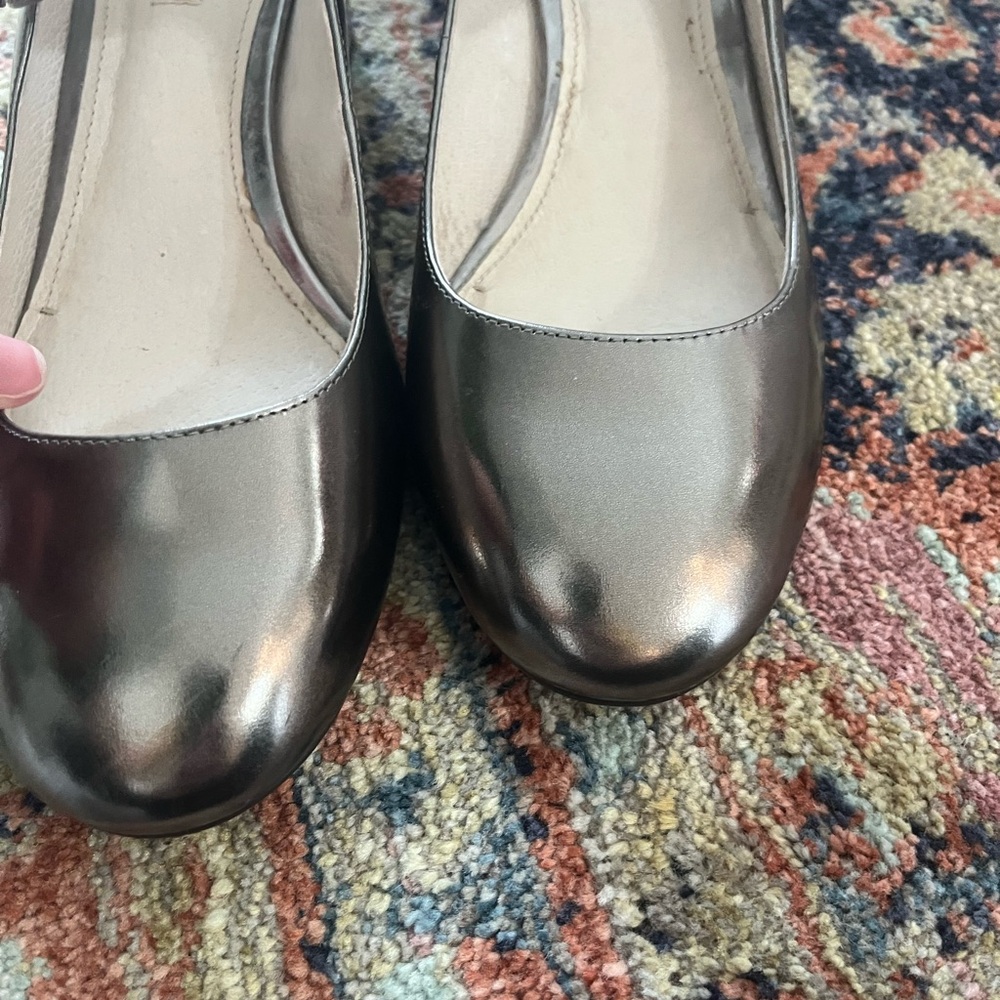 Louise et Cie Iron (Metallic) Korrie Mary Janes 8.5 - Picture 5 of 13